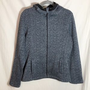 CB Sports Athletic Gray Tweed Jacket size Large